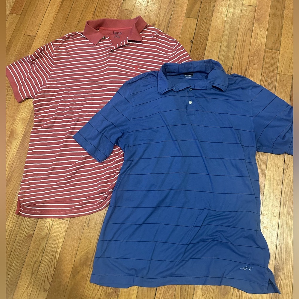 Men’s XL polo shirt bundle;‎ Izod & Greg Norman